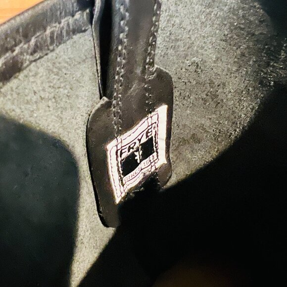 Vintage Frye Men's 87350 Size 13 M Black 14" Harness Boots Made In USA EUC - Picture 4 of 16